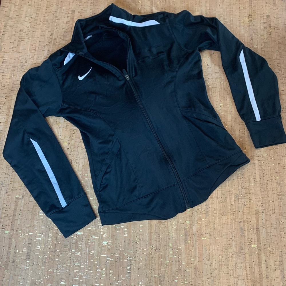 Nike Black Lightweight Full Zip Jacket Size Small